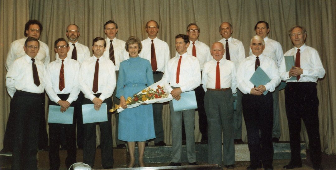 The choir in 1985