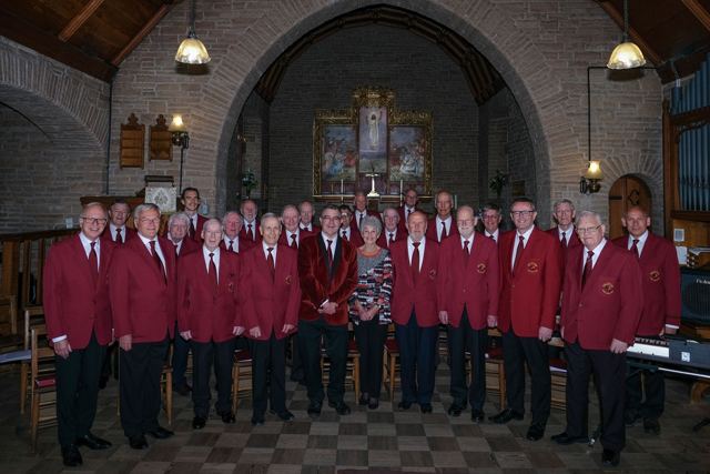The choir at St John's Church, Plumpton, 29 April 2022 (photo: Andy Whysall)